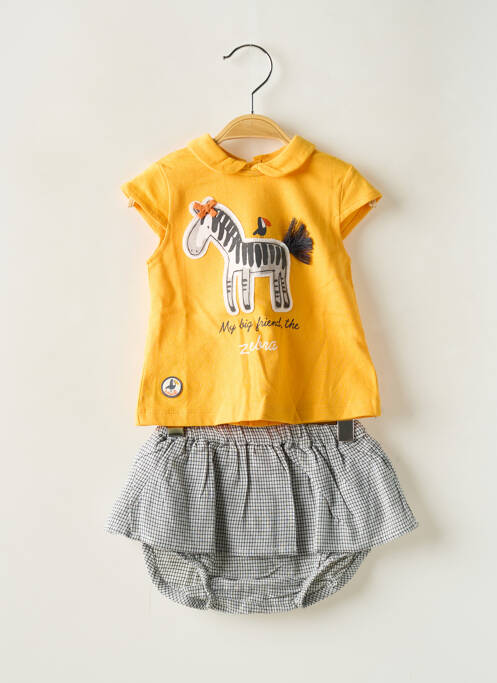 Set pantaloni galben BOBOLI fată