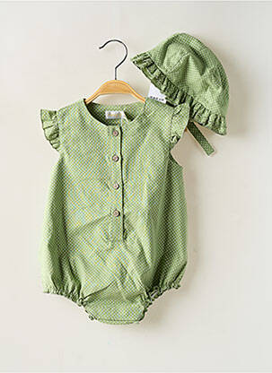 Salopetă pentru bebeluși verde MAYORAL fată