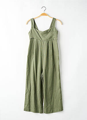 Salopetă-pantalon verde MAYORAL fată