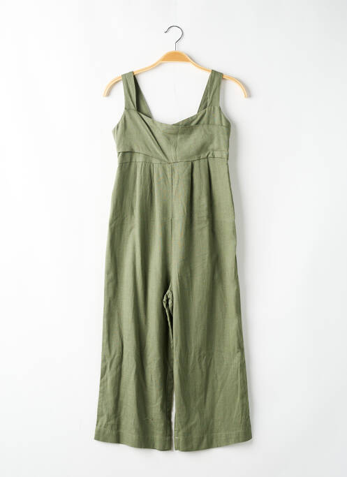 Salopetă-pantalon verde MAYORAL fată