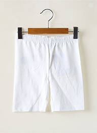 Pantalon de ciclism talie elastică talie elastică alb BLUE SEVEN fată