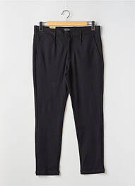 Pantalon chino elasticitate mărime normală negru JACK & JONES bărbat