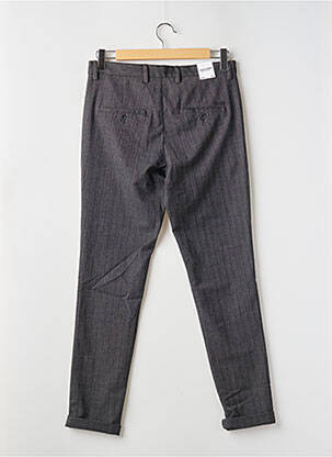 Pantalon chino țesătură melanj talie înaltă gri JACK & JONES bărbat