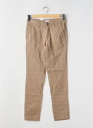 Pantalon chino țesătură poplin talie joasă maro JACK & JONES homme
