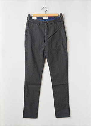 Pantalon chino țesătură poplin mărime normală gri SCOTCH & SODA bărbat