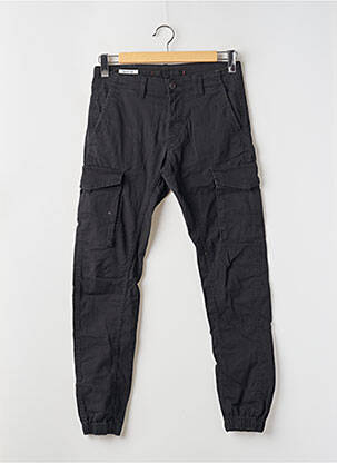 Pantalon cargo bio mărime normală negru JACK & JONES bărbat