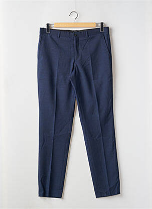 Pantalon chino țesătură melanj mărime normală albastru JACK & JONES bărbat
