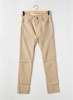 Pantalon slim elasticitate talie înaltă maro JACK & JONES bărbat
