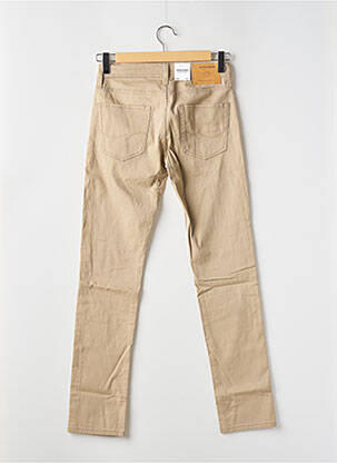 Pantalon slim elasticitate talie înaltă maro JACK & JONES bărbat