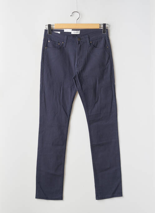 Blugi cu croială slim albastru JACK & JONES bărbat