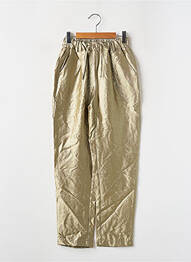Pantalon drept buzunare talie elastică verde KIDS ONLY fată