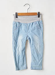 Pantalon drept buzunare talie elastică albastru S.OLIVER fată