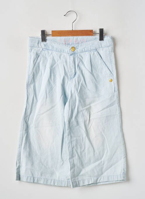 Pantalon evazat albastru ESPRIT fată