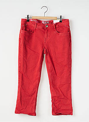 Pantalon trei sferturi roșu STREET ONE femeie