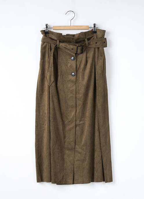 Fustă lungă verde MANGO femeie