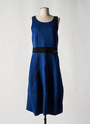 Rochie midi albastru ELISA CAVALETTI femeie