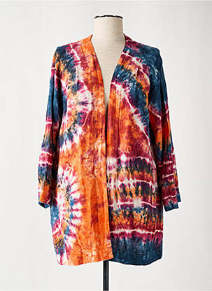 Jachete kimono mâneci lungi portocalie CHARLIE JOE femeie