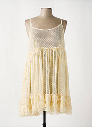 Rochie scurtă bej NADIR femeie