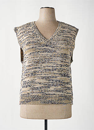 Pulover bej MAEVY femeie