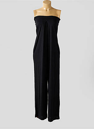 Salopetă-pantalon croială fluidă fără mâneci negru MAEVY femeie