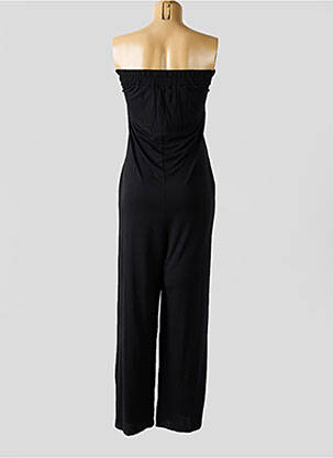 Salopetă-pantalon croială fluidă fără mâneci negru MAEVY femeie