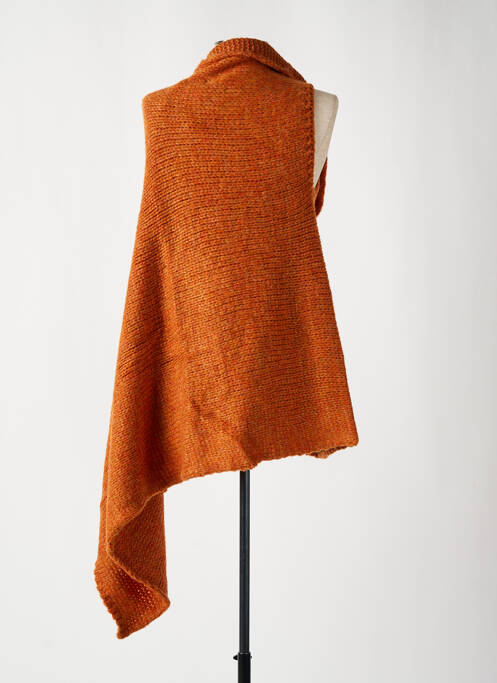 Poncho portocaliu KEDZIOREK femeie