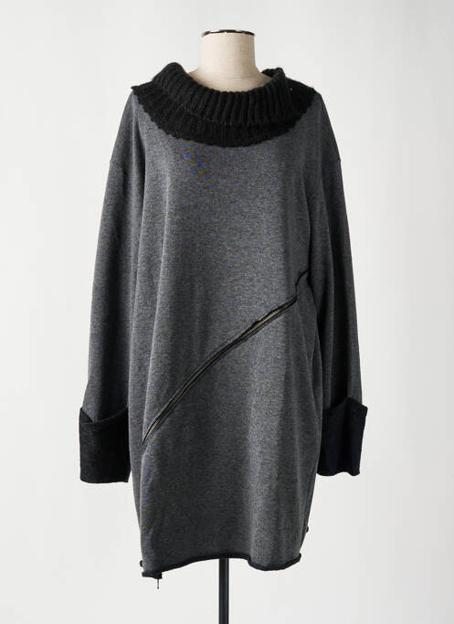 Rochie pulover gri KEDZIOREK femeie