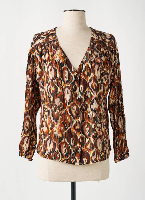 Cămașă maro LOUIZON femeie