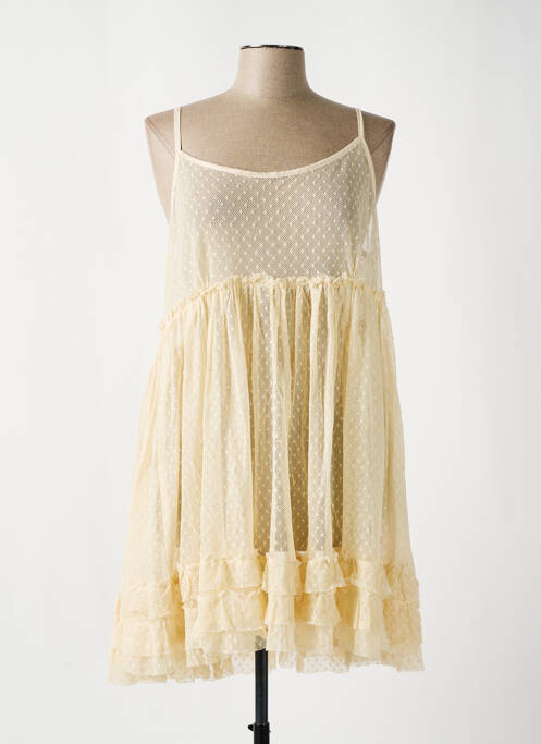 Rochie scurtă bej NADIR femeie