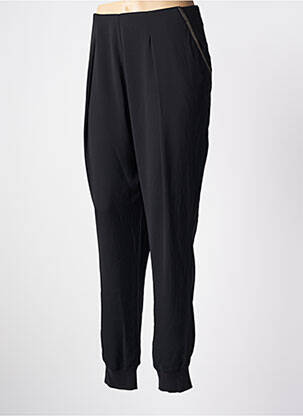 Pantalon drept buzunare negru LAUREN VIDAL femeie