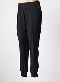 Pantalon drept buzunare negru LAUREN VIDAL femme