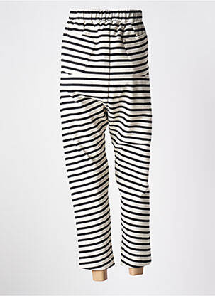 Pantalon 7/8 talie elastică alb URBAN BY ALEMBIKA femeie