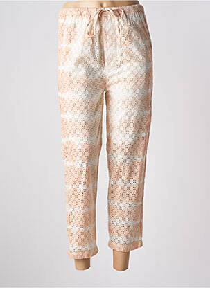 Pantalon 7/8 talie elastică roz CHARLIE JOE femeie
