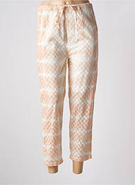 Pantalon 7/8 talie elastică roz CHARLIE JOE femeie