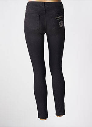 Pantalon slim conic negru ELISA CAVALETTI femeie