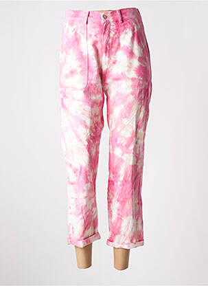 Pantalon drept roz CHARLIE JOE femeie