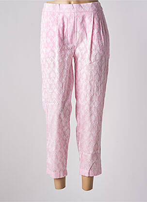 Pantalon trei sferturi roz SUNDAY femeie