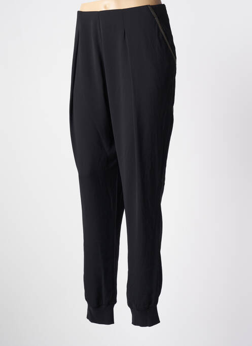 Pantalon drept negru LAUREN VIDAL femeie