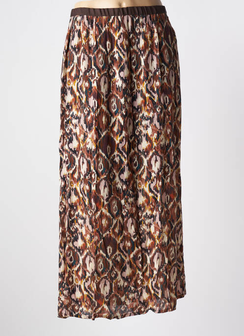 Fustă lungă maro LOUIZON femeie