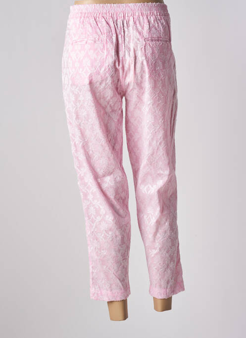 Pantalon trei sferturi roz SUNDAY femeie