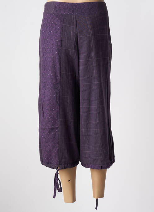 Pantalon trei sferturi violet MAIS IL EST OU LE SOLEIL femeie