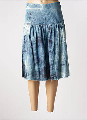 Fustă midi albastru ME369 femeie