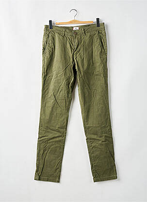 Pantalon chino elasticitate verde închis JACK & JONES bărbat