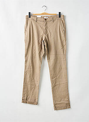 Pantalon chino țesătură poplin mărime normală bej JACK & JONES bărbat