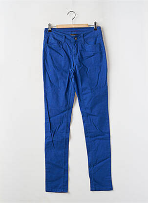 Blugi cu croială slim albastru PIECES femeie