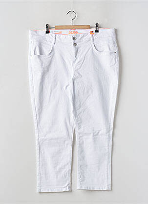 Blugi cu croială slim alb STREET ONE femeie