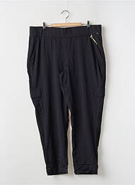 Pantalon cargo talie elastică mărime normală negru STREET ONE femme