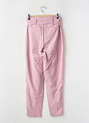 Pantalon drept croială morcov talie înaltă violet ONLY femeie