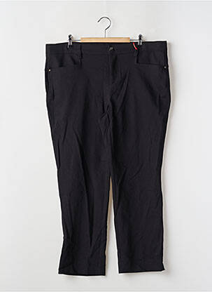Pantalon 7/8 talie cu cleme mărime normală negru STREET ONE femeie
