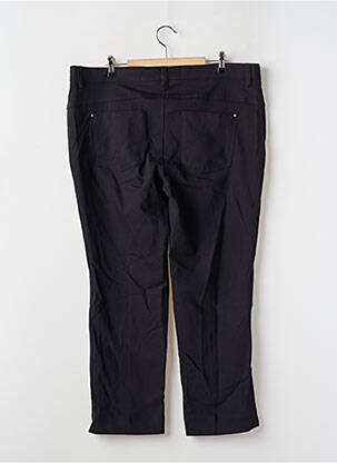 Pantalon 7/8 talie cu cleme mărime normală negru STREET ONE femeie